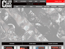 Tablet Screenshot of clubdelcomic.com.ar